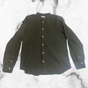 Zara grandfather button down shirt